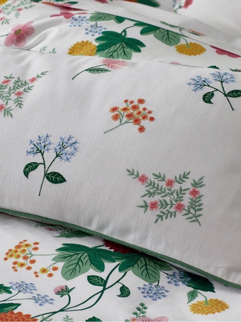 Rifle Paper Company Dahlia Decorative Lumbar Pillow Case